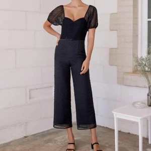 Two Sisters The Label HARRIETTE JUMPSUIT - BLACK Size 6-8 Small - Picture 1 of 2