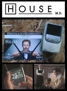 HOUSE MD: Hugh Laurie Prop Portable TV w/Studio COA - Picture 1 of 6