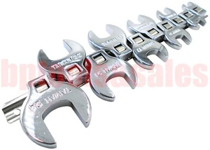 10pc 3/8" DR. (METRIC) Crowfoot Wrench Set w/ Snap-on Snap-off Storage Rail - Picture 1 of 1