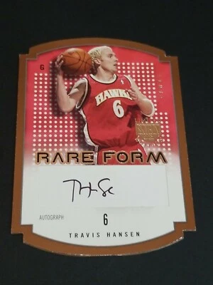 2003 Skybox Limited Edition Rare Form Autographs 032/150Travis Hansen GOLD - Image 1 of 3