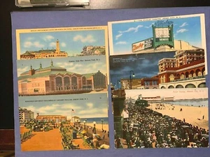 6 Vintage 1950er Atlantic City, NJ Postkarten -- Sehr guter Zustand +! KOSTENLOSER VERSAND - Bild 1 von 2