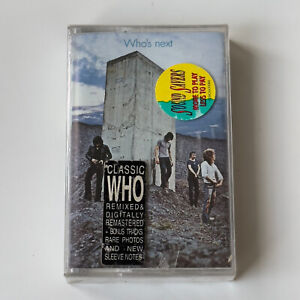 New! THE WHO - WHO'S NEXT (Cassette, 1995, MCA) SEALED w/ HYPE Sticker!