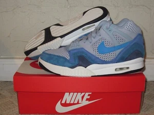 Nike Air Tech Challenge II 2 QS Blau Grau Weiß Größe 9,5 NEU! 667444-404 2016 - Bild 1 von 10