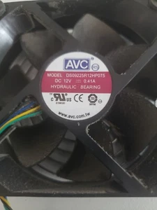 AVC 4-pin Hydraulic Bearing Cooling PC Computer Fan DS09225R12HP075 92x92x25mm - Picture 1 of 3