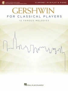 Gershwin for Classical Players Clarinet and Piano Book with Audio 000299875 - Picture 1 of 1
