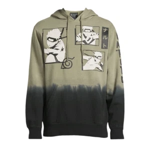 Naruto Graphic Print Fleece Pullover Hoodie Size M - Picture 1 of 6