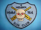 VIETNAM WAR PATCH, US MARINES HMM -164 GUN CLUB