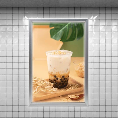 NEW LED Backlit Movie Poster Art Picture Frame Light Box Advertising Display - Image 1 of 4