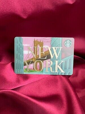 New Starbucks Brooklyn Bridge Gift Card “Empty” • 3.25$