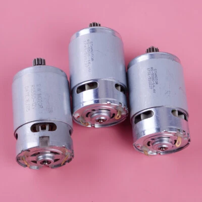 12V 14.4V 16.8V DC Motor RS550 12 Teeth Fit For Electric Screwdriver - Photo 1/3