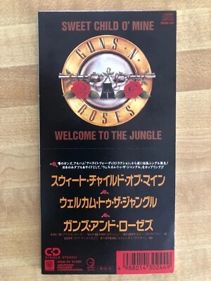 Vintage 1988 Guns N' Roses Sweet Child O' Mine 3" Japan Import Mini CD Single - Image 1 of 4