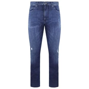Emporio Armani J45 Regular Fit Bottoms Medium Blue Mens Jeans 6Z1J45 1D0QZ 0942