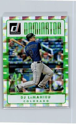 2017  Donruss #D-5 D.J. LeMahieu Dominators 106/999 - Image 1 of 2