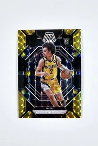 2022 Mosaic Black Gold Prizm Andrew Nembhard #/8 #228 Rookie - Picture 1 of 2