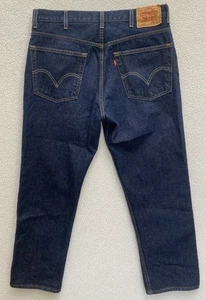 levis 505 jeans men 38x29 regular fit Dark Denim Classic - Picture 1 of 9