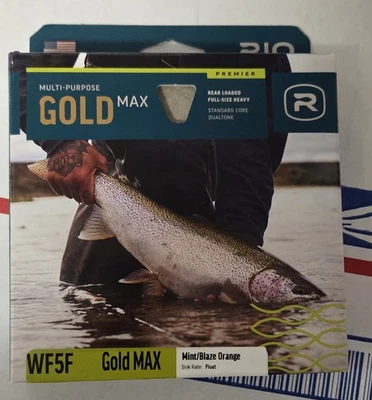 RIO Gold Max WF5F - Flotante 5 Wt. Línea de pesca con mosca - NUEVA Foto 1 de 2