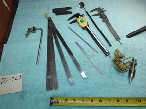 Posten Werkzeuge Messschieber, Starrett Fühlerlehre Lot Bob Spiegel - Bild 1 von 19