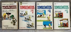 Tumbleweeds #3, 4, 5 - Paperbacks By Tom K. Ryan (Fawcett) 1968-1972 LOT OF 4 - Picture 1 of 21
