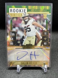 Dallin Holker 2024 Contenders Rookie Ticket Auto Green Lazer Saints #227 - Picture 1 of 2