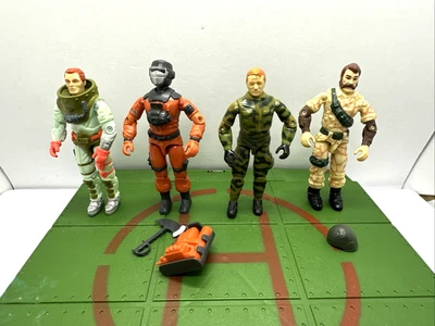 1980s GI Joe Figures Ripcord Barbeque Ambush Deep Six ARAH Hasbro - Image 1 of 4