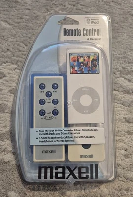Maxell Remote Control Reciever ipod Compatible Brand New - Image 1 of 4