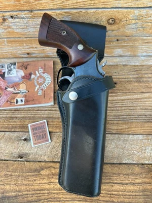 Funda de competición Tex Shoemaker 37S PPC giratoria de cuero para revólver S&W K 6" Foto 1 de 3