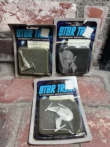 Metal Star Trek Starship Miniature 1985 lot - Picture 1 of 5