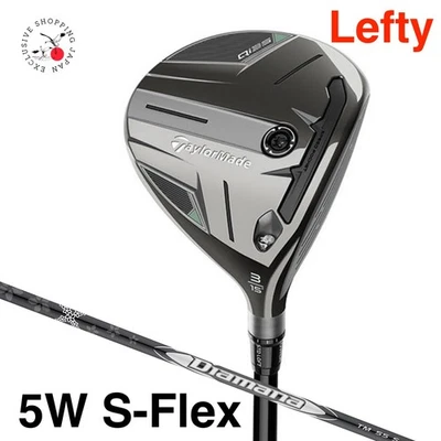 TaylorMade Qi35 Fairway Wood Lefty 5W S-Flex Diamana Silver TM55 Graphite Shaft - Image 1 of 4