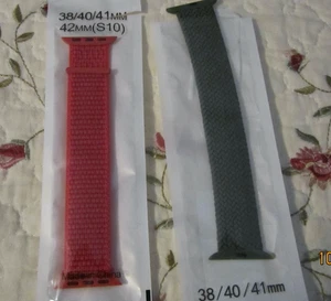 2 correas de repuesto para Apple Watch, 38/40/41 mm, nuevas - Imagen 1 de 3