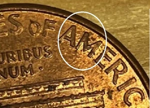 1999 LINCOLN MEMORIAL PENNY ERROR (WIDE "AM") - Picture 1 of 3