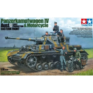 Tamiya 25209 Panzerkampfwagen IV Ausf. G mit Krad Plastik Modellbausatz 1:35 NEU - Bild 1 von 2