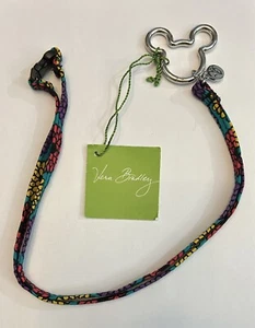 RARE Vera Bradley Mickey Magical Blooms Disney Parks Iconic Breakaway Lanyard - Picture 1 of 2