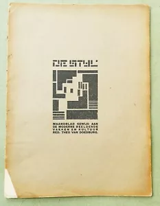 DE STIJL II(1919)-10; incl. 2 inserts; RARE! Theo van Doesburg - Picture 1 of 9