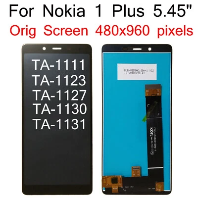 Fr Nokia 1 Plus TA-1130 TA-1111 TA-1123 TA-1131 TA-1127 LCD Display Touch Screen - Image 1 of 4