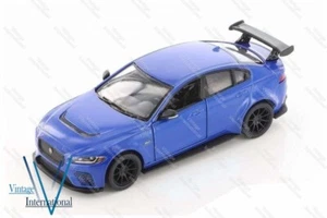 1:38 Scale Model Compatible With Jaguar XE SV Project 8 Blue New - Picture 1 of 5