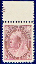 CANADA SC#78 QUEEN VICTORIA NUMERAL 1898 THREE CENTS CARMINE MNH VG-F 63 (CS04)
