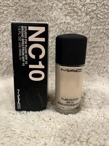 MAC Studio Fix Fluid Foundation NC10 New In Box SPF 15 MAC COSMETICS - Picture 1 of 5