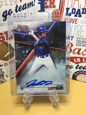 2018 Bowman’s Best Jordan Groshans Prospect Auto Toronto Blue Jays - Image 1 of 2