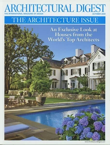 ARCHITECTURAL DIGEST Magazine - October 2009 / Interior Design / 184 Pages - Foto 1 di 1