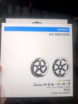 Shimano RT-MT800 180mm Brake Rotors - Silver - Image 1 of 2