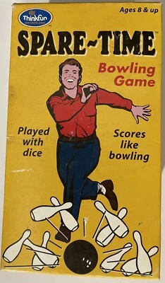 Spare Time Bowling Dice Game THINKFUN Complete USED - Image 1 of 4