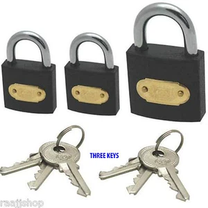 BOXED WATERPROOF HEAVY DUTY HIGH QUALITY METAL SECURITY PADLOCK INDOOR/OUTDOOR - Picture 1 of 5