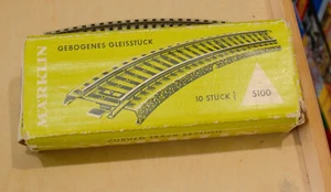 H0 Märklin 5100 piezas de vías, curvas, como nuevas (10 unidades) en EMBALAJE ORIGINAL (1) - Imagen 1 de 4