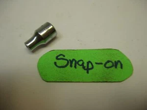 Snap-on tools 1/4" drive 3/16" SHALLOW  6 point SOCKET USA TM6 Nice! - Imagen 1 de 8