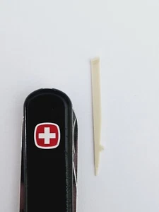 Neu 10er Pack abgewinkeltes WENGER Schweizer Taschenmesser Zahnstocher für 85 mm & größer - Bild 1 von 1