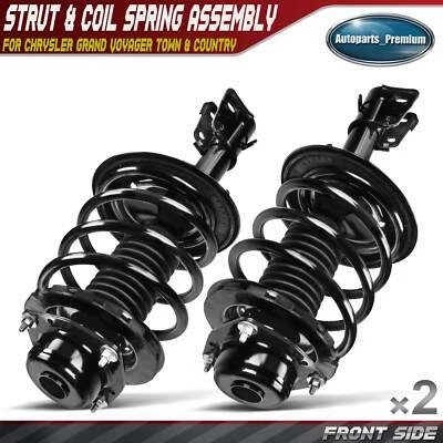 2 передние полные стойки и пружины пружины в сборе для Chrysler Dodge Caravan 95-00 - Изображение 1 из 4