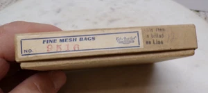 Vintage Fine Mesh Bag #9516 Whiting & Davis Co Mesh Bags EMPTY BOX - Picture 1 of 7