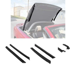 2005-2014 Mustang Convertible Top Front Center Rear Side Rail Rubber Seal Kit - Picture 1 of 6