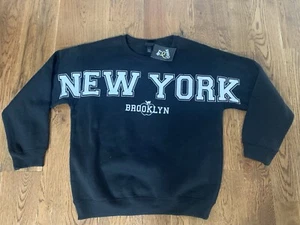 Children’s ART CLASS BROOKLYN NEW YORK Black Sweatshirt - XL (14) - NWT - Picture 1 of 2