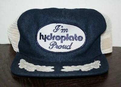 Sombrero de camionero orgulloso Hydroplate de colección minería de carbón Kentucky West Virginia Denim Foto 1 de 4